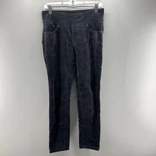 Jag Jeans Pants Womens 8P Pull On High Rise Skinny Velour Velvet Gray