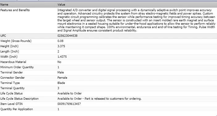 Sensor de posición del árbol de levas derecho OEM para Nissan Frontier 2005-2017 Foto 4 de 4