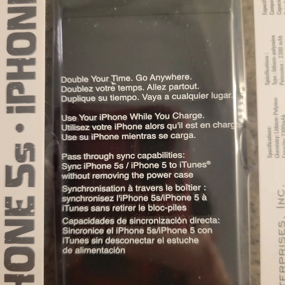 Power Bank аккумулятор зарядки чехол внешний банк питания для использования с iphone 5/5s - Изображение 4 из 4