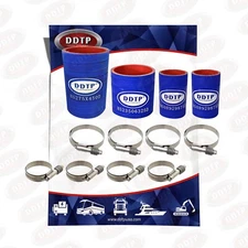 Water Pump Hoses & Clamps Detroit Diesel S60 12.7L & 14L (08929875, 23506325)