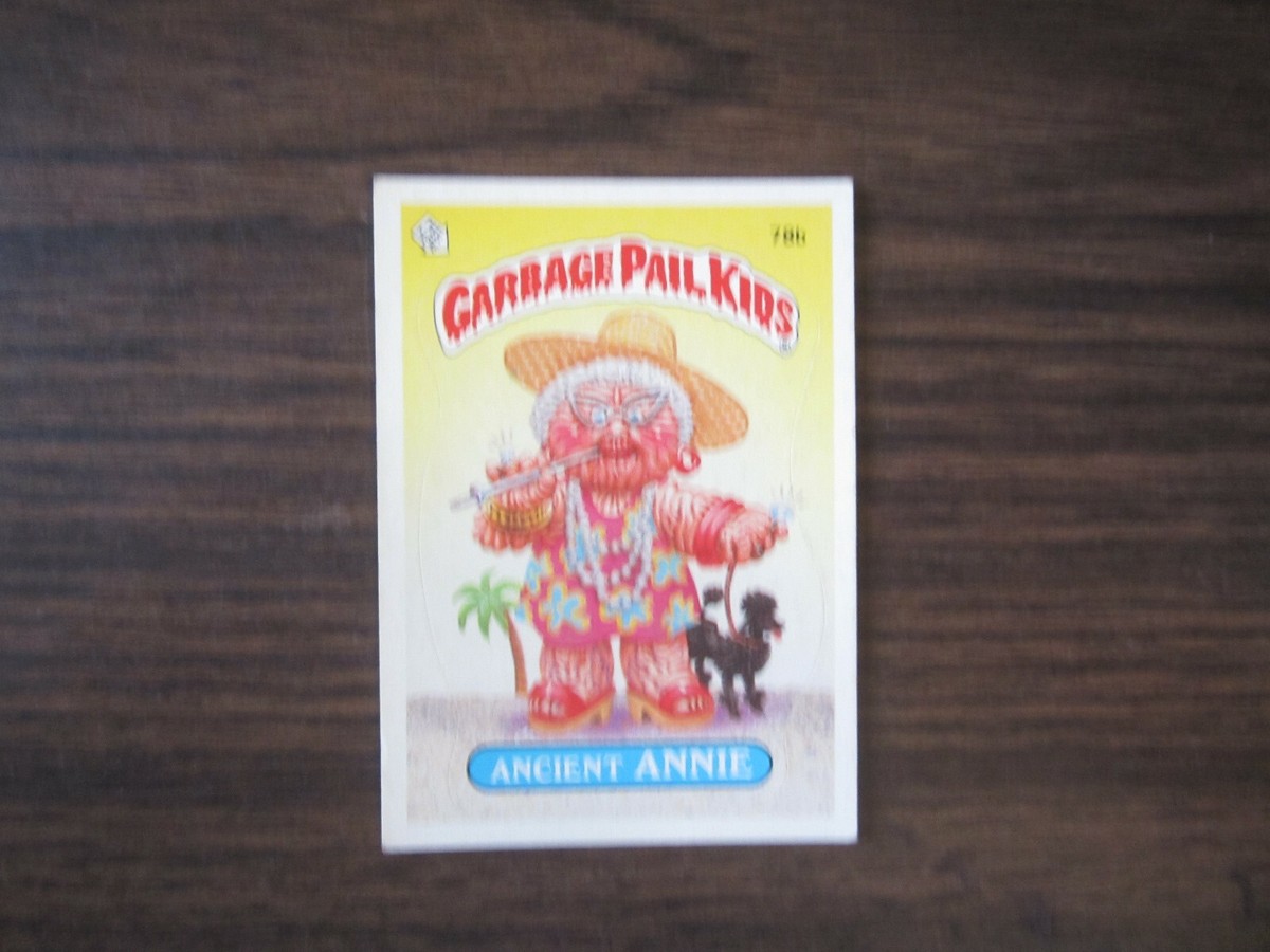 1985 Topps #78B Ancient Annie Garbage Pail Kids Card | eBay