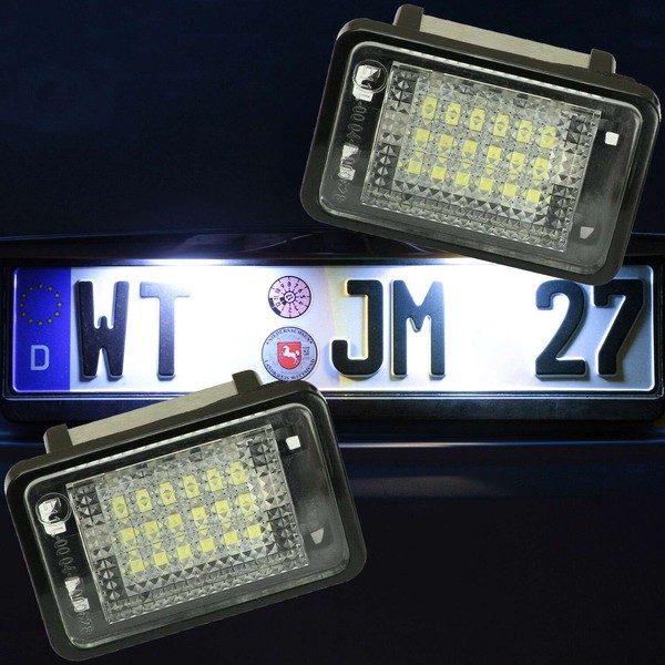 Led Kennzeichenbeleuchtung Passend FüR Mercedes Glk-Klasse, Typ X204, 2008-2012-image