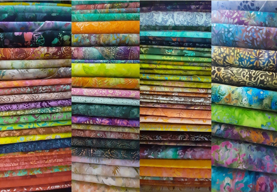 JIMBARAN 85" x 85" Precut Patchwork Quilt Kit by QuiltAddicts