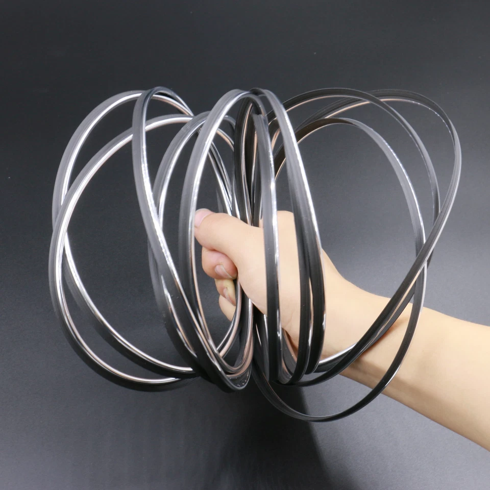 Universal 5M Silver Car Styling Moulding Decor Filler Strip Interior Exterior - Imagem 3 de 4