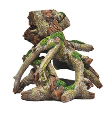 Dophin Resin Aquarium Ornament Extra Large Mangrove Roots Decoration