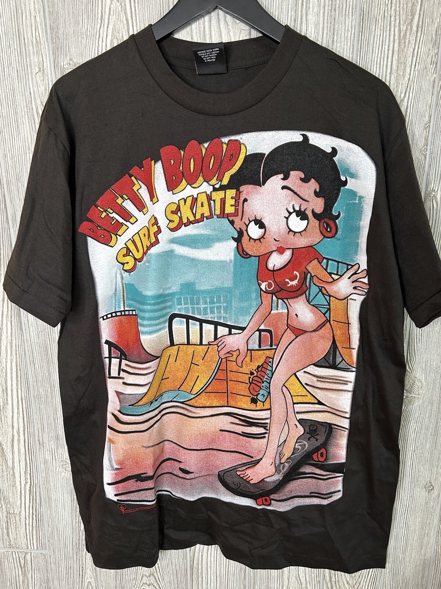 BETTY BOOP AOP Reprint shirt Size XL Modern Bootleg Cartoon
