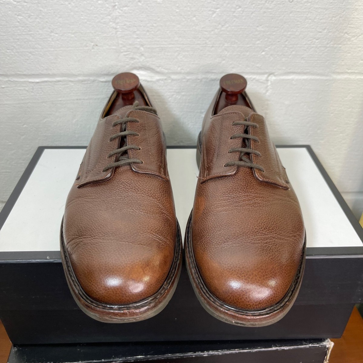 Mephisto Air Relax Goodyear Welt Brown Pebble Leather Oxford  display picture 1