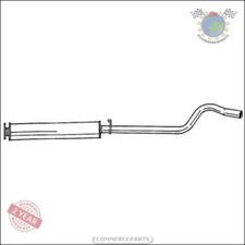 Mittelschalldämpfer Sigam für OPEL CORSA A D f80