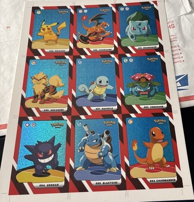 Pokemon Uncut Sheet  Fan Art