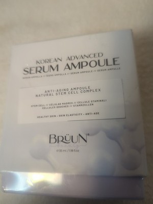 BRÜUN Korean Advanced Serum Ampoule Natural Stem Cell Complex, Anti-Ag Exp 2028