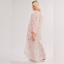 Free People Laurel Canyon Kimono Sz OS Pink