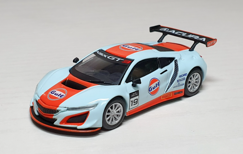 Mini GT Acura NSX Gulf Racing Gt3 #19 USA Mijo Exclusives 1 64 for