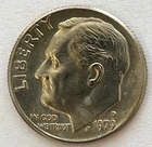 1979-D  Clad Uncirculated Roosevelt Dime taken from a United States Mint Set