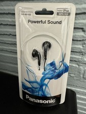 Panasonic RP-HV152 Black Stereo Earphones for pour iPod /mp3/cd New  Sealed