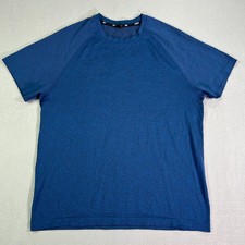 Rhone Reign Tee Mens Medium Blue Short Sleeve...