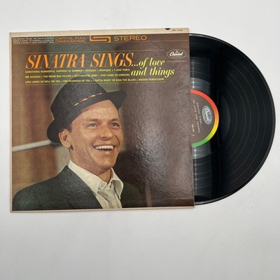 Frank Sinatra Sings Of Love And Things LP VG Capitol SW-1729 Stereo Chicago