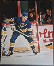 Tony Twist Signed St.louis Blues 8x10  Photo 