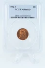 1952-S PCGS MS66RD Lincoln Wheat Cent Business Strike 1C