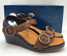 SAS SEIGHT BRONZE AGE 3773-884 Women's NEW Wedge Sandal Brown Multiple Sizes