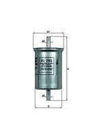 Mahle Kraftstofffilter U.A. FüR Hyundai, Kia, Renault