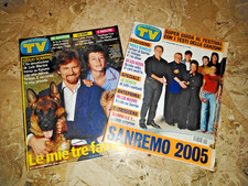 TV Sorrisi e Canzoni Sanremo 2005 + Le mie tre famiglie Lotto 2 Riviste