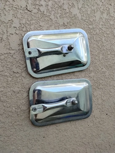 Vintage Truck Mirror PAIR 5''x 8'' Nice!!!