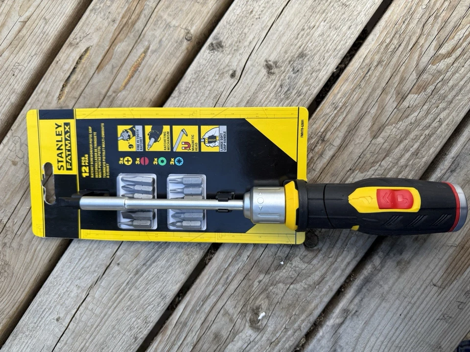 Stanley Tools Fatmax Pistol Grip Rachet 12 Bits STA062691 - Image 3 of 4