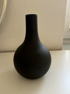 Depot Vase Schwarz 25 cm Neu