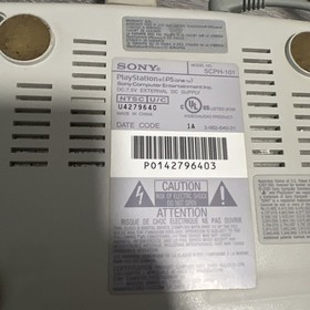 Sony PlayStation One PS1 Console SCPH-9002 Controller Cables Memory Card 5 Games