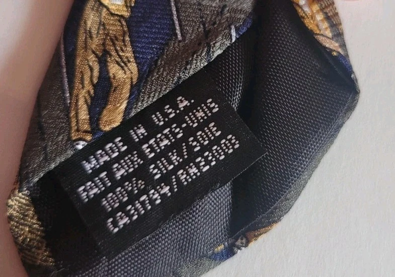 Corbata de seda Ash Creek Trading GOLF  Foto 4 de 4