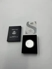 2007 W BURNISHED SILVER EAGLE U.S. Mint American 1 oz Silver Coin With Box + COA
