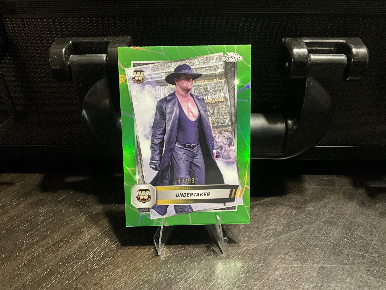 2025 Topps Chrome WWE - Undertaker #21 Green Refractor /99