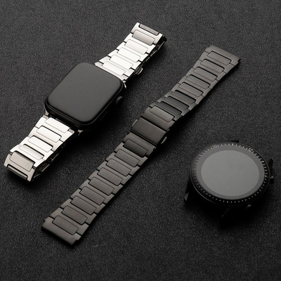 #ad Watch Strap Stainless Steel Solid Metal Band Quick Release Folding Buckle 22mm GBP 19.99
