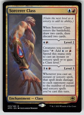Sorcerer Class Normal R Adventures in the Forgotten Realms 233 NM