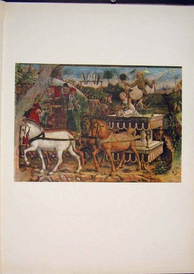 Antiker alter Druck Ref.337 Francesco Del Cossa Renaisence Italien Italian Art