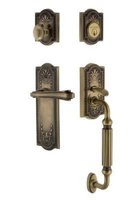 Nostalgic Warehouse MEAFLR_ESET_238_FG_RH Meadows Right Handed - Brass