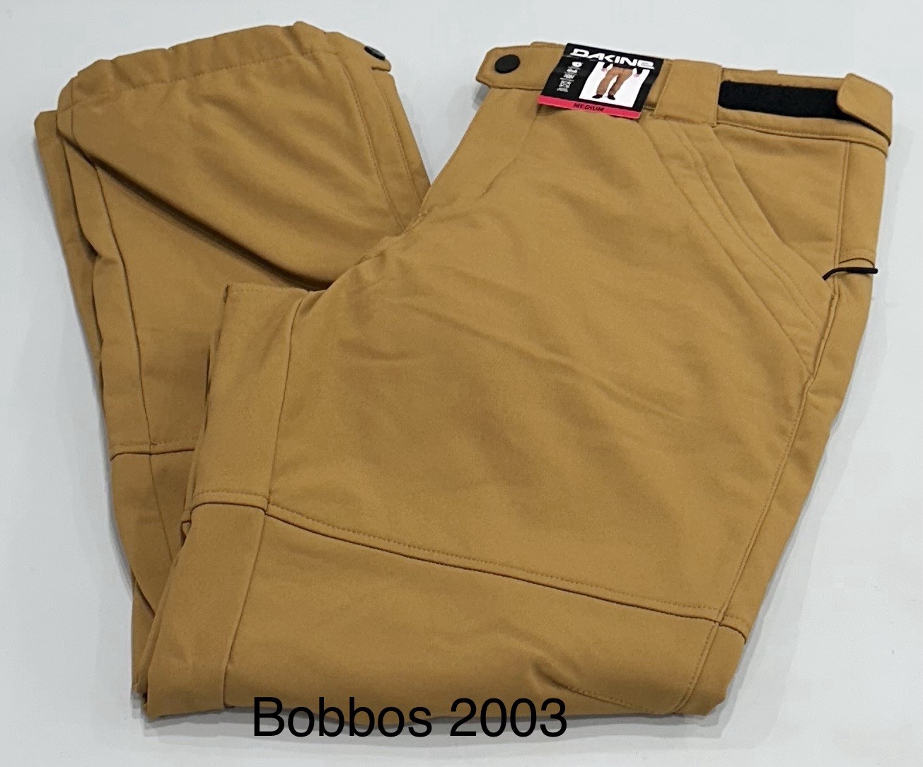 Dakine Men's Active Stretch Water Resistant Snow Pants, Tan, Size M