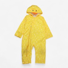 Marks And Spencer, Ducky Lined Puddlesuit, 9-12 Months 7524375F4526/7