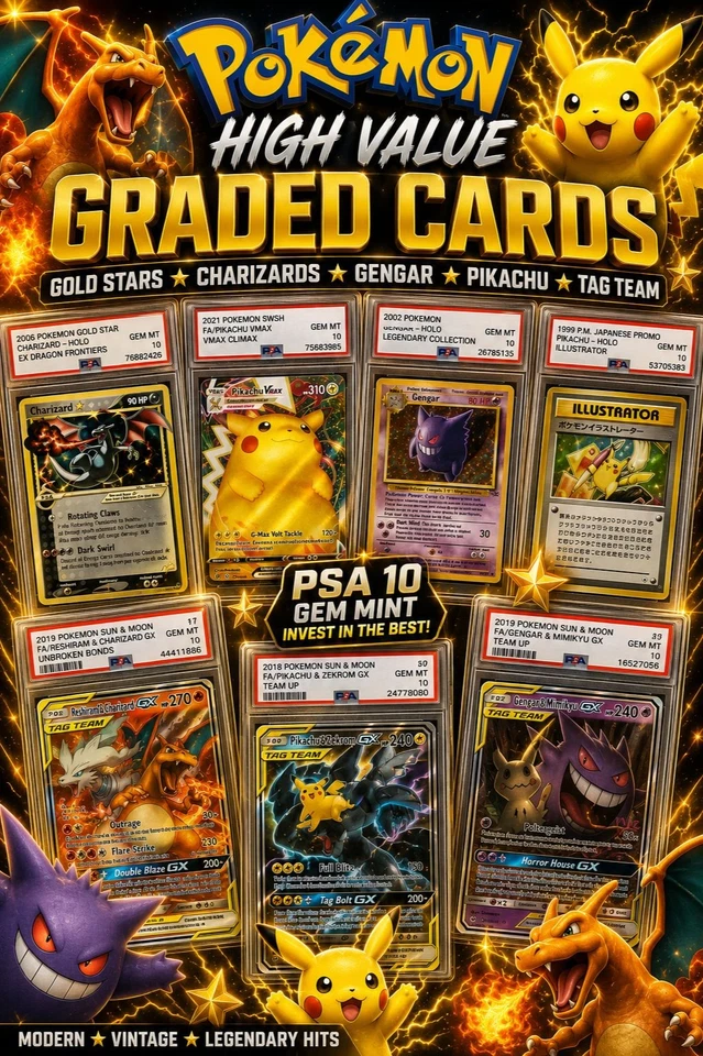 Pokemon Grail Claim Sale! Gold Stars, Shinings, Stamped, & More!