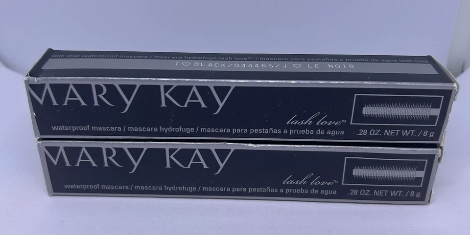 MARY KAY LASH LOVE WATERPROOF MASCARA ~BLACK 0.28 oz ~ NEW SET OF 2 - Image 3 of 3
