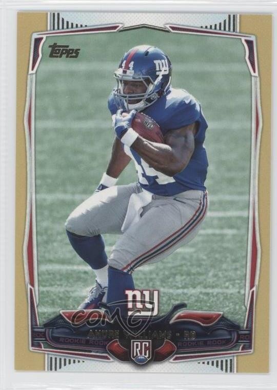 2014 Topps Gold 674/2014 Andre Williams #370 Rookie RC 0c4