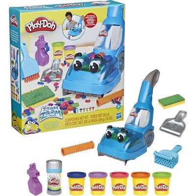 Hasbro F3642 Play-Doh Zoom Zoom Kinder Staubsauger Saugen Aufräumen Set 5x Knete