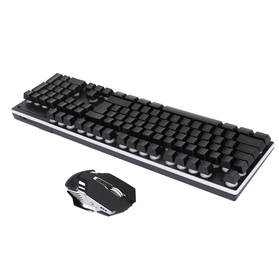 ・Keyboard Mouse 104 Key Wireless Charging 2.4G RGB Luminescence Computer - Image 3 of 4