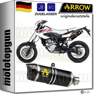 ARROW AUSPUFF ZUGELASSEN THUNDER ALUMINIUM SCHWARZ C YAMAHA WR 125 R 2014 14
