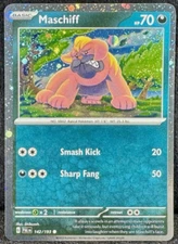 Pokemon - Maschiff - COSMOS HOLO - 142/193 - Palled Evolved Promo - NM/M