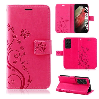 Coque Pour Samsung Galaxy S21 Ultra 5G Housse Téléphone Étui Flip TPU - Photo 1/4
