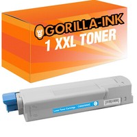 1X Toner-Patrone Xxl Cyan FüR Oki C5950 C5850N C5850DN C5950 C5950N C5950DN