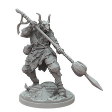 Kingdom Death 30mm Base Resin Soldier Warrior Unassembled WH497