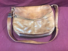Wilson’s Leather Pelle Studio Messenger Bag Tote Brown