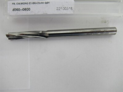 Diager 4060-0600 , 6mm Solid Carbide Up-Cut Router Bit
